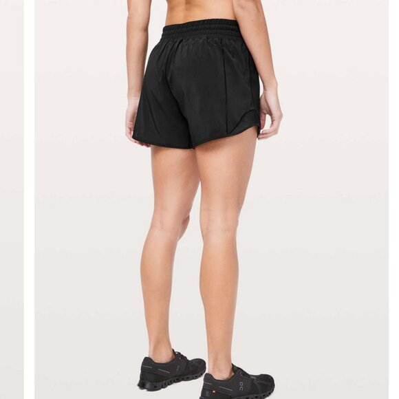 Lululemon Hotty Hot Short 2 Black High Rise 4” - Picture 4 of 11